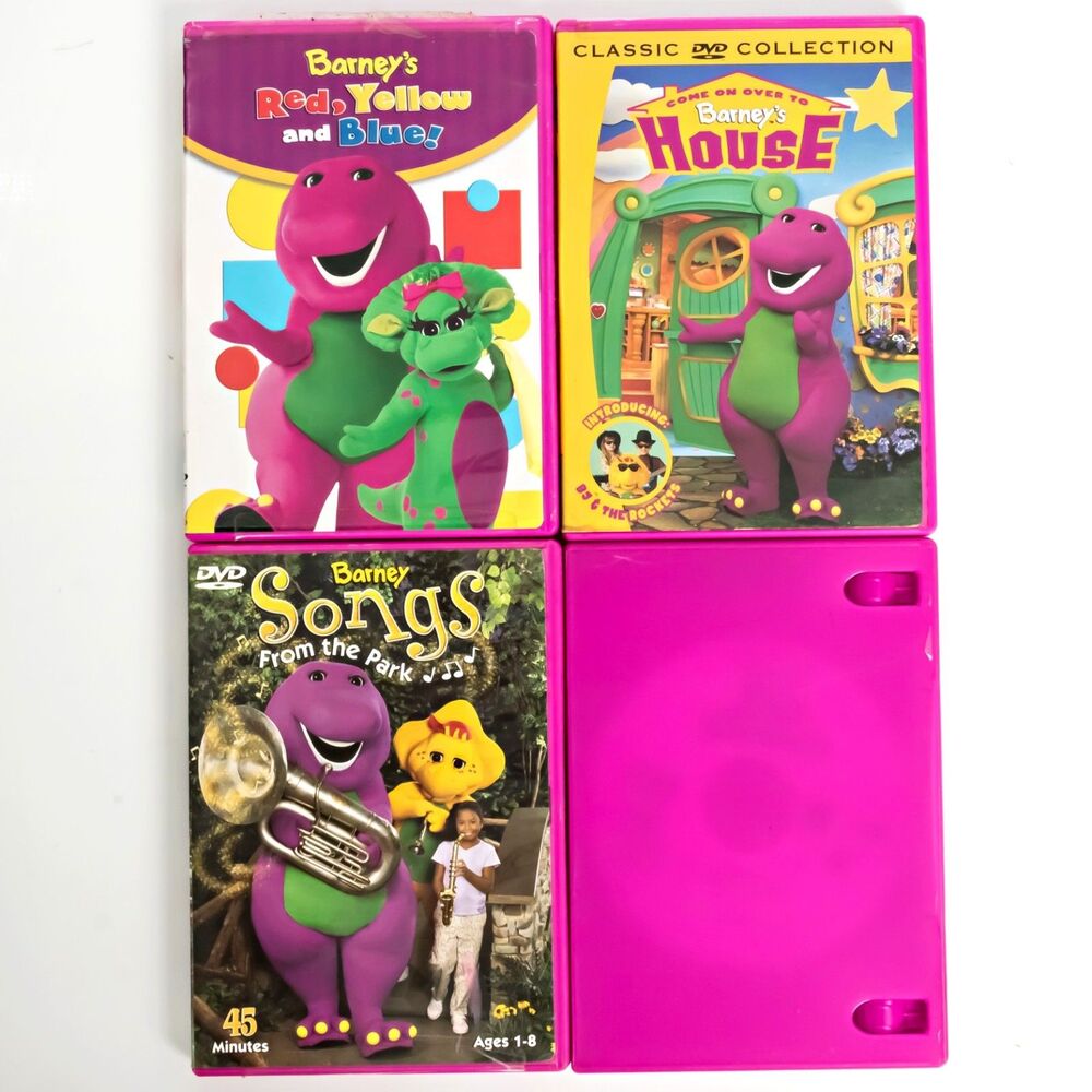 Lot of 4 Barney DVDs